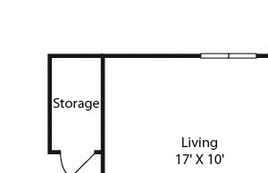 2 bed 2 bath B 1104 square feet floor plan